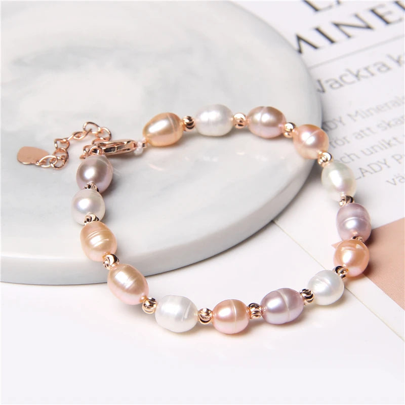 Real Natural Freshwater Pearl Fashion Bracelet