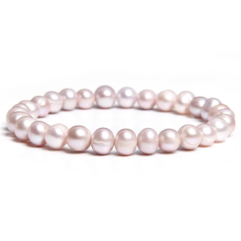 Real Natural Freshwater Pearl Fashion BraceletNo.22 19cm