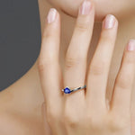 Elegant Ruby Ring Heart Shape Engagement Rings