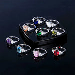 S925 Silver Oval Zircon Ring – Women's Wedding Jewelry