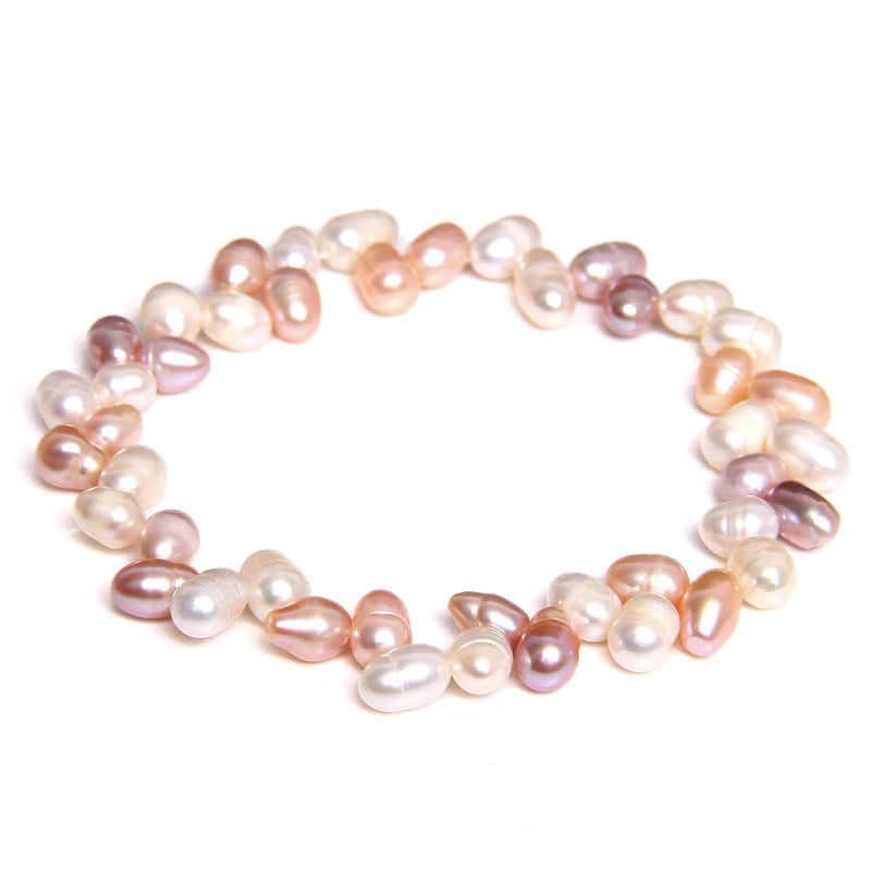 Real Natural Freshwater Pearl Fashion BraceletNo.5 19cm