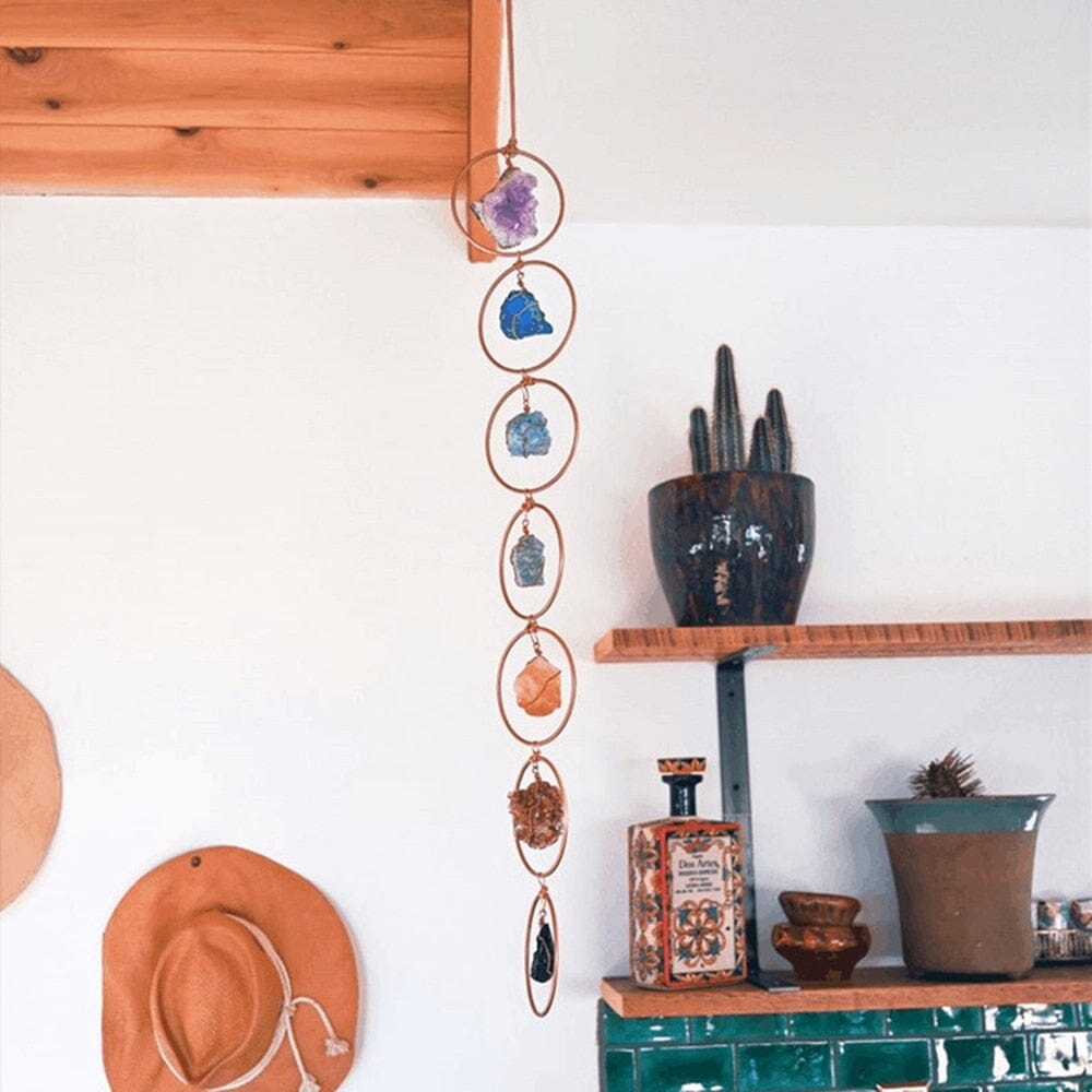 Handmade Tree of Life Gemstone Wall Decor - Elevate Your Space and Energize Your Soul!0