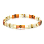 Colorful Miyuki Tile Beads BraceletHGSL076