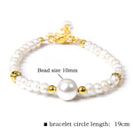 Real Natural Freshwater Pearl Fashion BraceletNo.17 Adjustable