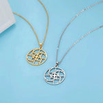 Fibonacci Spiral Golden Ratio Pendant Necklace