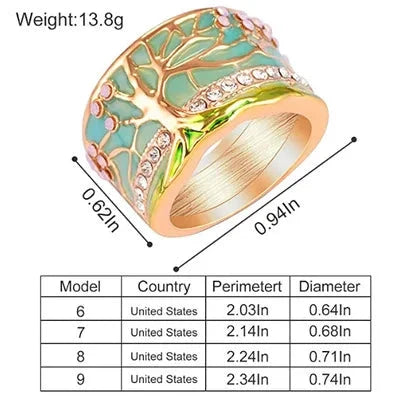 Aden Perry Life Rings Tree of Life Rings – AtPerry's Healing Crystals