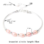 Real Natural Freshwater Pearl Fashion BraceletNo.10 Adjustable