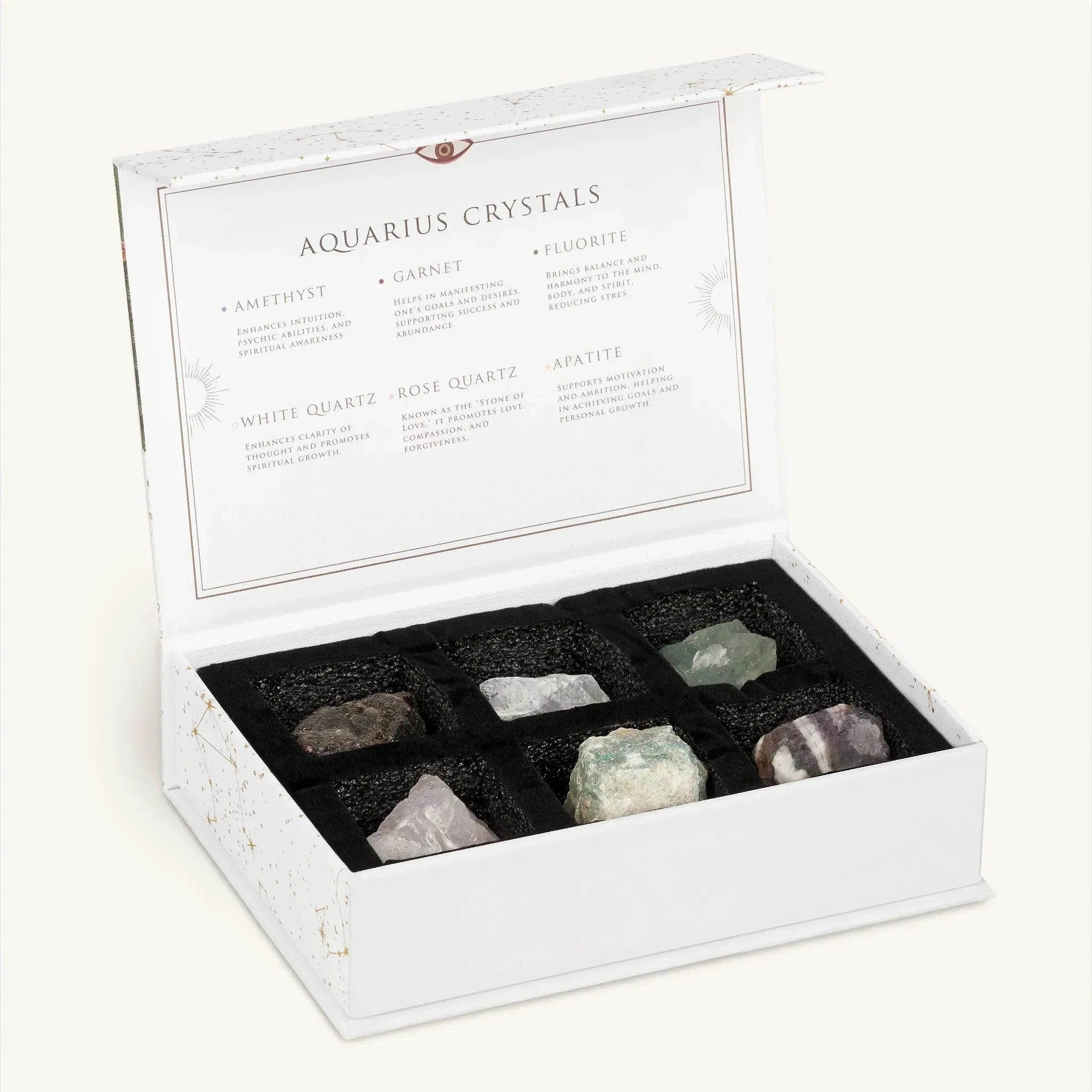 Innovative Balance Aquarius Zodiac Crystal BoxHome Decor