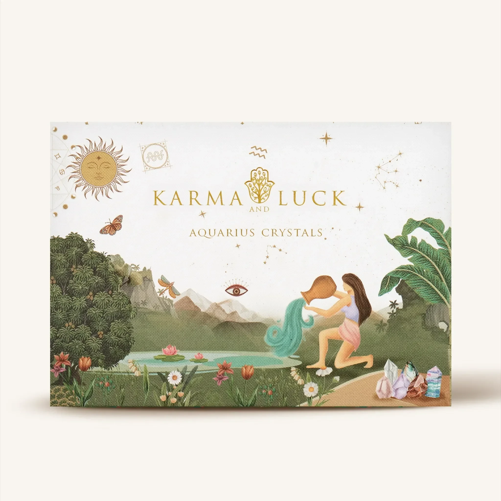 Innovative Balance Aquarius Zodiac Crystal BoxHome Decor