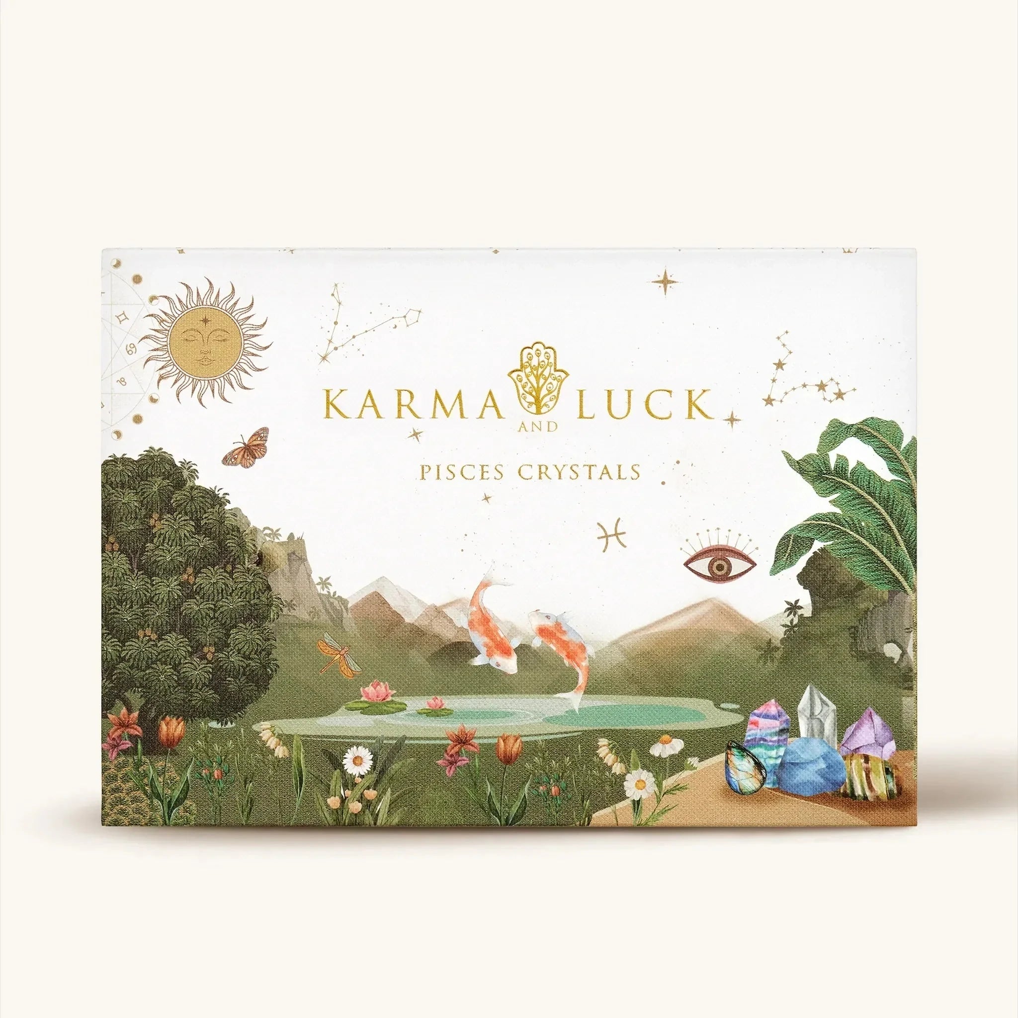 Passionate Clarity Pisces Zodiac Crystal BoxHome Decor