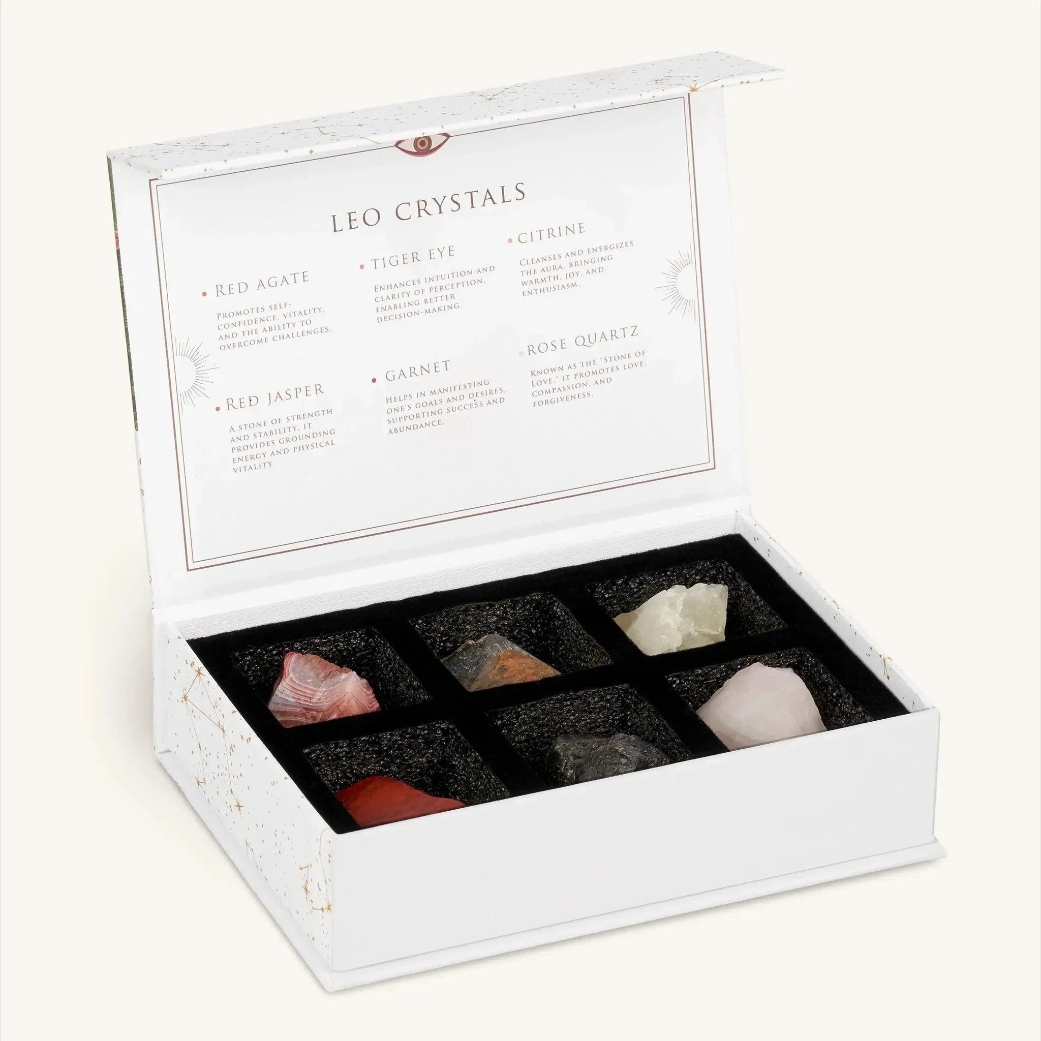 Bold Ambition Leo Zodiac Crystal BoxHome Decor