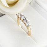 Small CZ Rings for Women – 18K Gold Plated