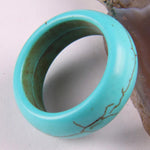 Blue Turquoise Stone Finger Ring