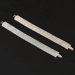 Crystal Link Bracelet for Women – Gold/Silver Plated