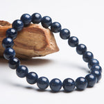 Genuine Natural Blue Sapphire Gemstone Strand BraceletBracelet