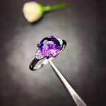 Elegant Amethyst Ring