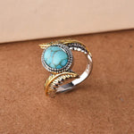 Finger Rings 925 Silver Jewelry with Turquoise Gemstonesame as photo10