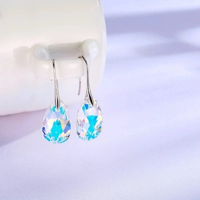 Water Drop Crystal Earrings