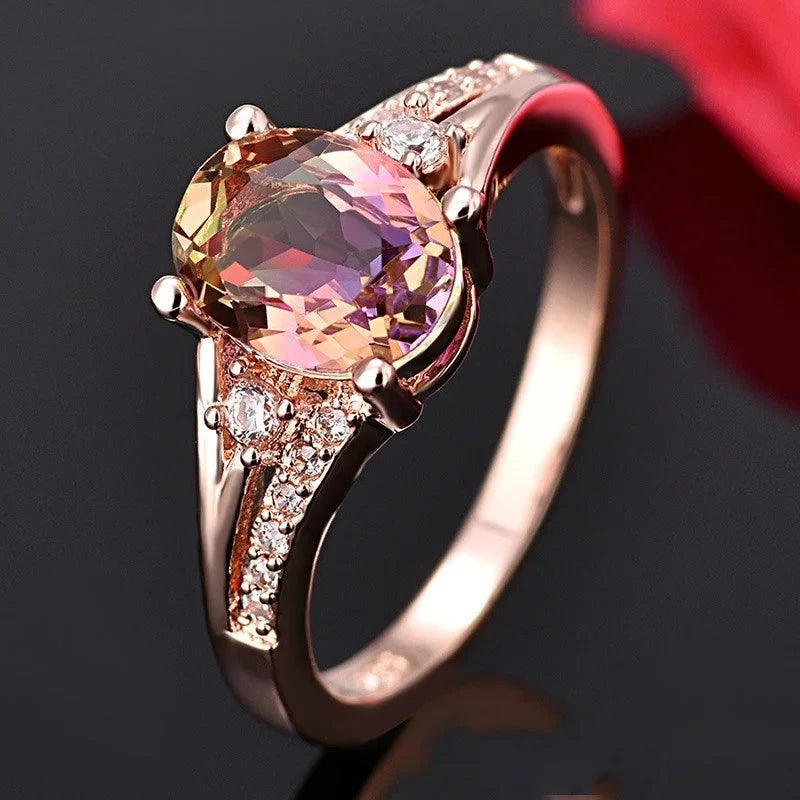 Crystal Rhinestones Ring For Women