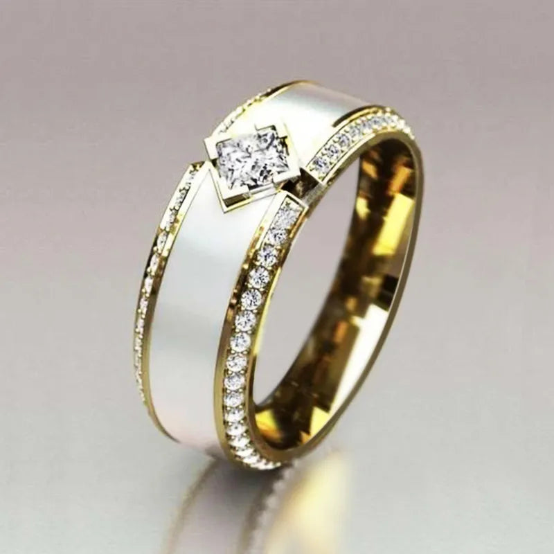 Timeless Design Diamond Gold RingRing6