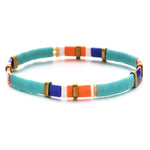 Colorful Miyuki Tile Beads BraceletHGSL070