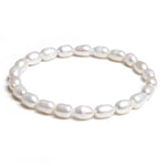 Real Natural Freshwater Pearl Fashion BraceletNo.25 19cm