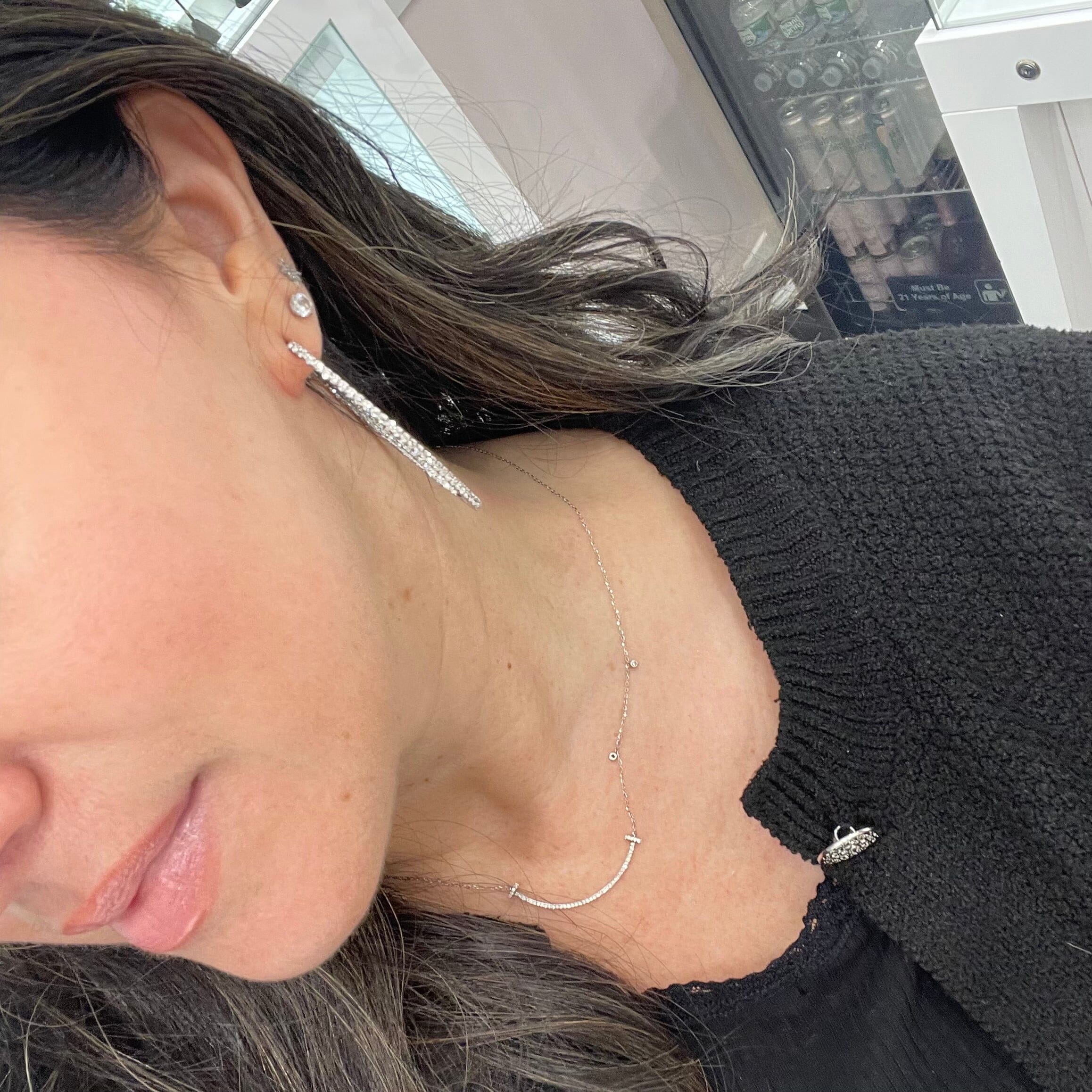 Crystal Oval Hoops CollectionEarrings