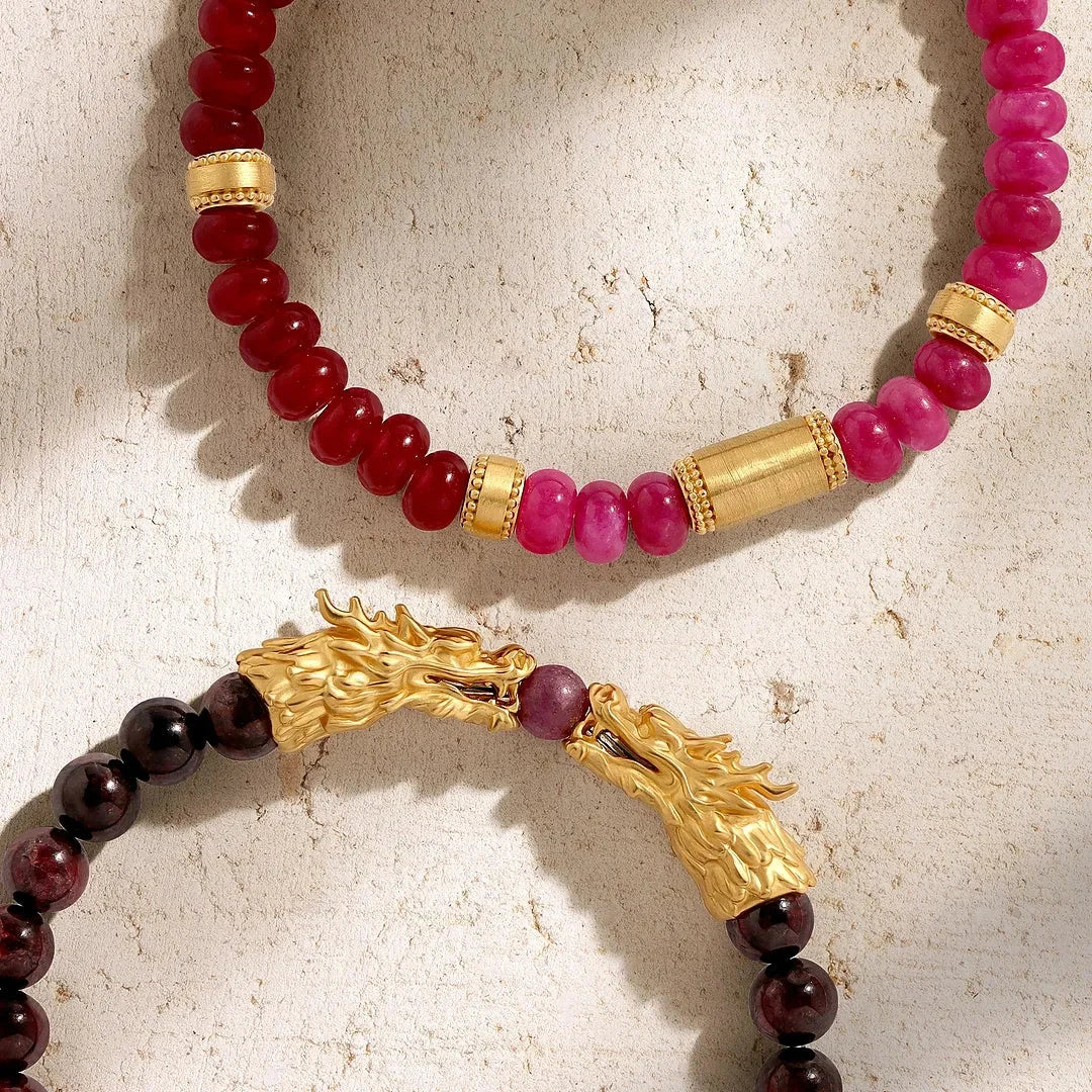 Dragonfire Harmony Garnet & Ruby BraceletBracelets - Womens