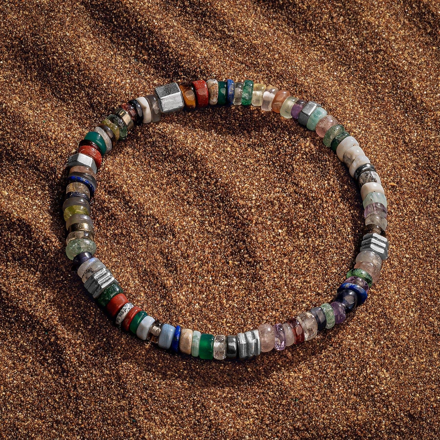 Spiritual Empowerment - Multi Stone Heishi BraceletBracelets - Mens