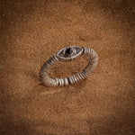 Invisible Armor - Heishi Evil Eye Onyx RingRings - Mens