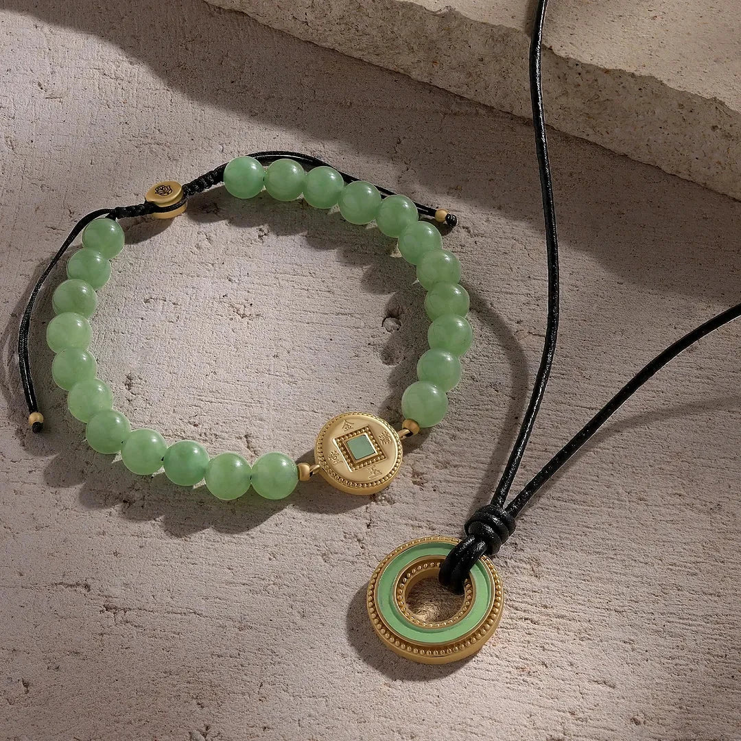 Fortune’s Guard Jade Lucky Charm BraceletBracelets - Mens