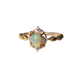 Opal Zircon Ring Luxury