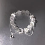 Luxury Galaxy Planet Bracelet For Women Popcorn Crystal Opal BeadsBR24Y0370