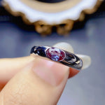 Oval Cut 4x6mm Alexandrite Ring Solid 925 Sterling SilverRose Gold Color12