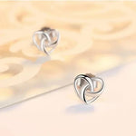 Elegant Chic Heart Ear Stud Wearable Earrings for Women