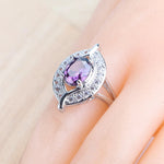 Purple Zircon Silver 925 Jewelry Sets