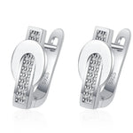 925 Sterling Silver Earrings with Cubic Zirconia for Women