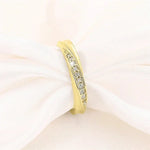Luxury Rings Paved One-line CZ for WomenQ7607