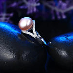Natural Freshwater Pearl Adjustable Ring for Women