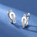 925 Sterling Silver Earrings with Cubic Zirconia for Women