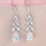 Droplet CZ Long Leaf for WomenE1483