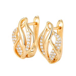 Hot Leaf Hoop Earrings for Women