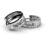 Versatile Women’s Hoop Earrings with Cubic Zirconia