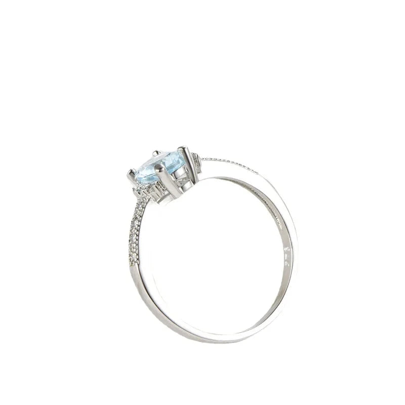 Aquamarine Ring for Women Fashion