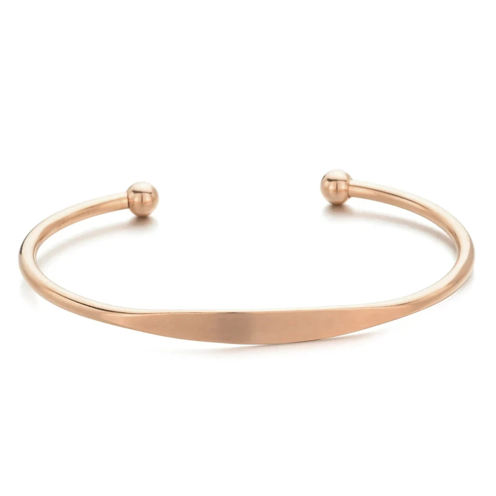 Vintage Unisex Stainless Steel Banglerose
