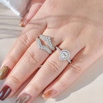 2Pcs Wedding Ring Set for Women
