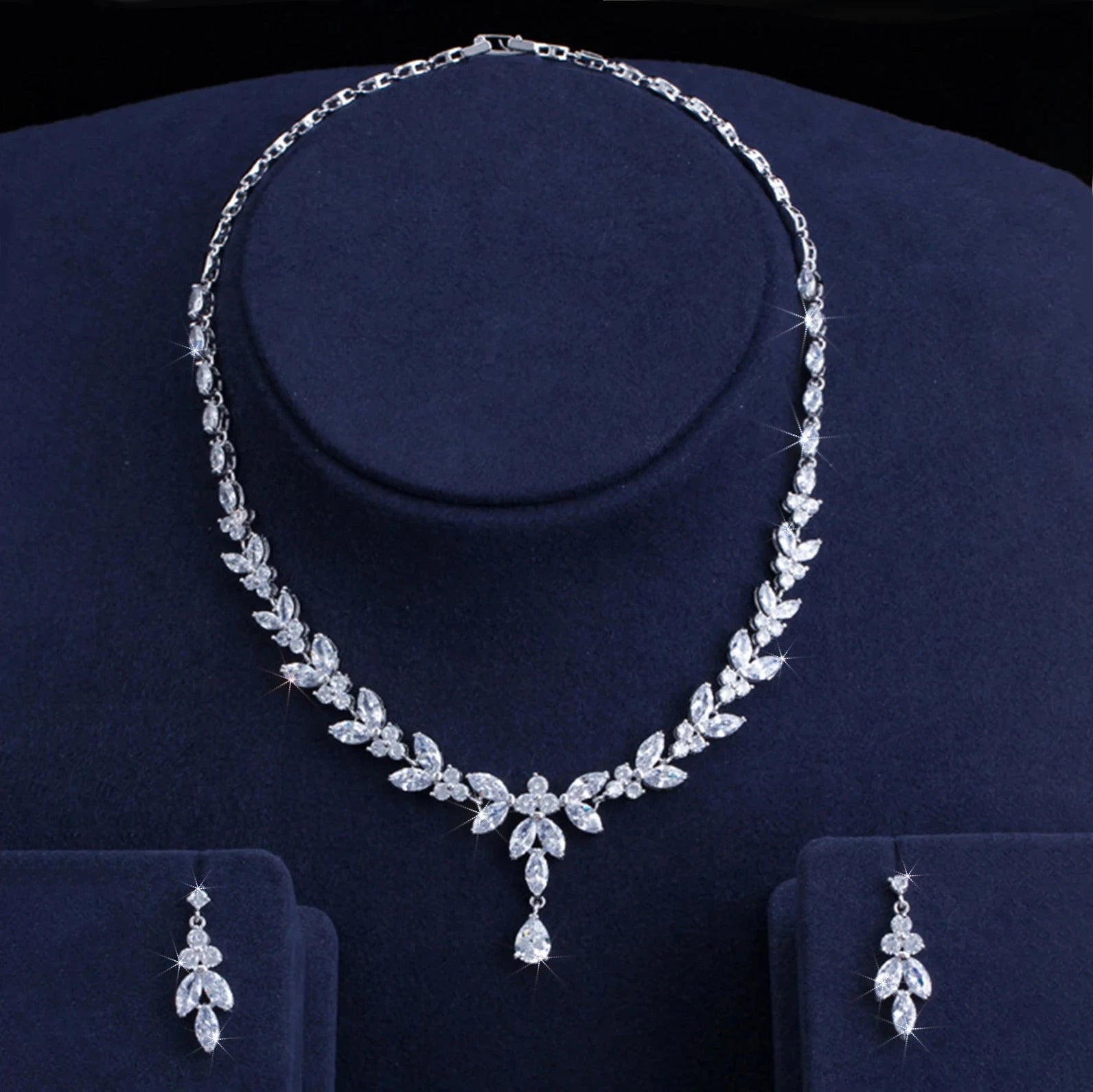 Wedding Festival Luxurious Cubic Zirconia Jewelry Se
