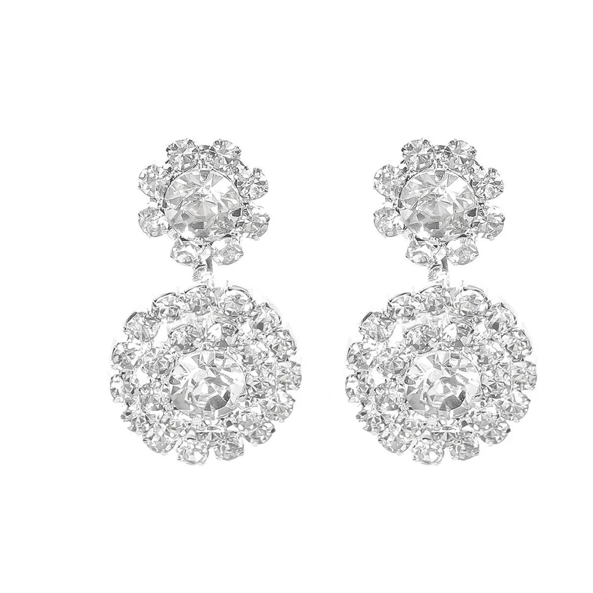 Elegant Snowflake Stud Earrings