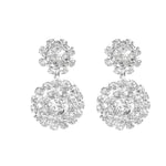 Elegant Snowflake Stud Earrings