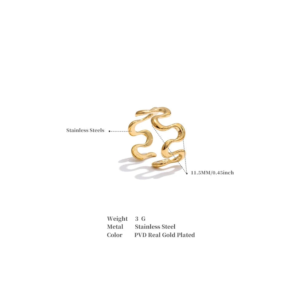 Minimalist Adjustable Ring for Women